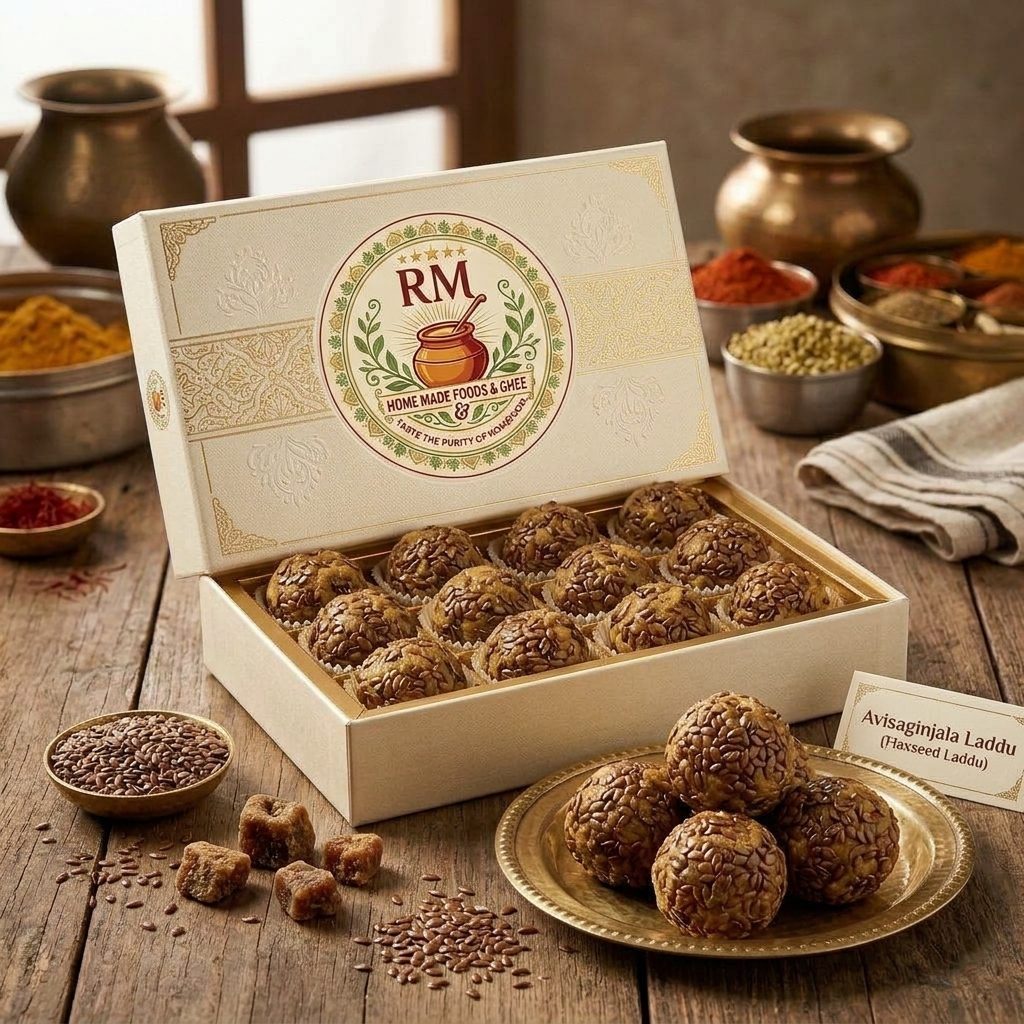 Flax Seeds Laddu (అవిసె గింజల లడ్డు)