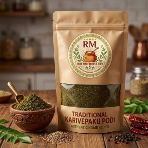 Curry Leaf Podi (కరివేపాకు పొడి)