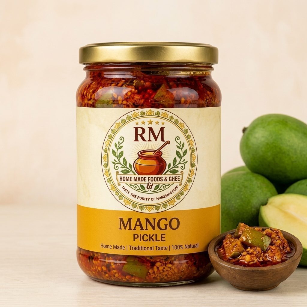 Mango Pickle (మామిడికాయ పచ్చడి)